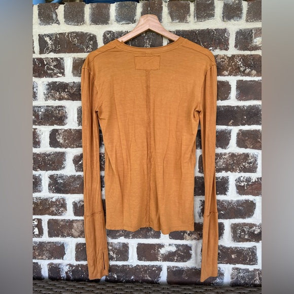 We The Free: Women's Long Sleeve Top in Burnt Orange: Size XS - Picture 3 of 4